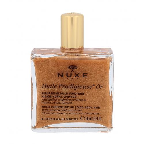 NUXE Huile Prodigieuse® Or Multi-Purpose Shimmering Dry Oil 50 ml suchý olej na tvár, telo a vlasy pre ženy