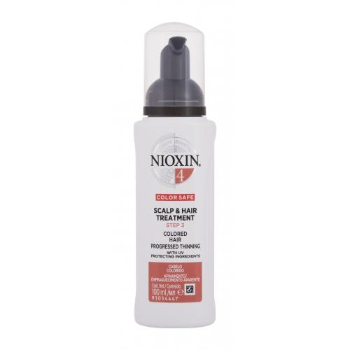 Nioxin System 4 Color Safe Scalp & Hair Treatment 100 ml bezoplachová starostlivosť pre ženy proti vypadávaniu vlasov; na farbené vlasy