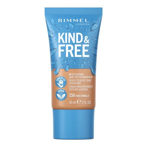 Rimmel Kind & Free ľahký hydratačný make-up odtieň 150 Rose Vanilla 30 ml