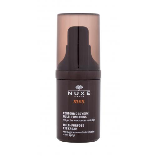 NUXE Men Multi-Purpose Eye Cream 15 ml očný krém poškodená krabička na veľmi suchú pleť; proti vráskam; na opuchy a kury pod očami