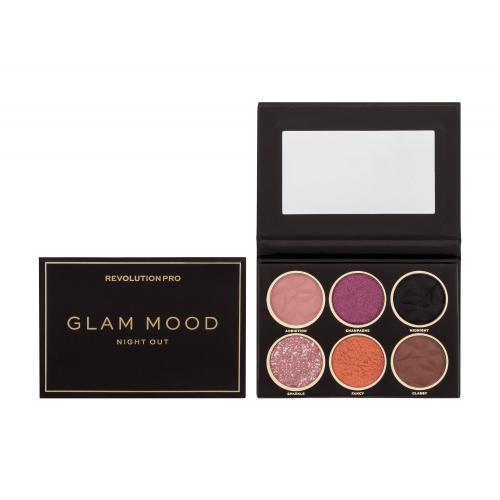 Revolution PRO Glam Mood paletka očných tieňov odtieň Night Out 12 g