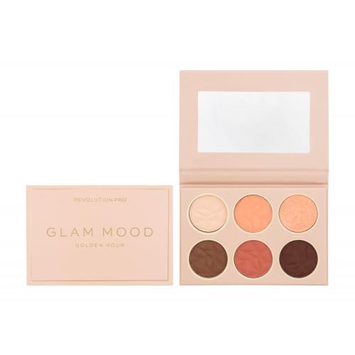 Paletka 6 očných tieňov Glam Mood Golden Hour 6 x 2 g