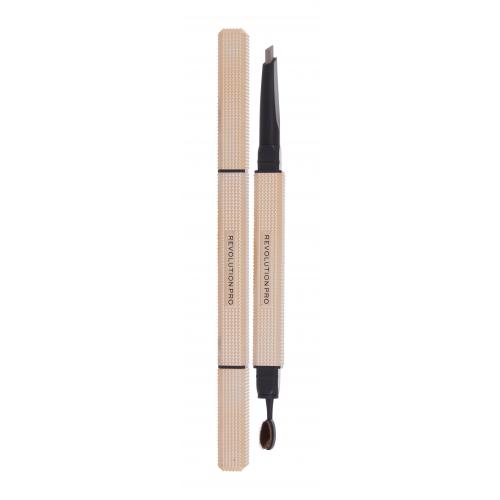 Obojstranná ceruzka na obočie Rockstar Medium Brown (Brow Style r) 0,25 g