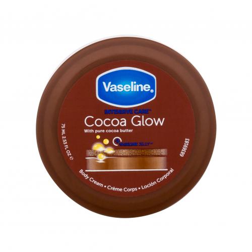 Vaseline Intensive Care Cocoa Glow 75 ml telový krém unisex na dehydratovanu pleť
