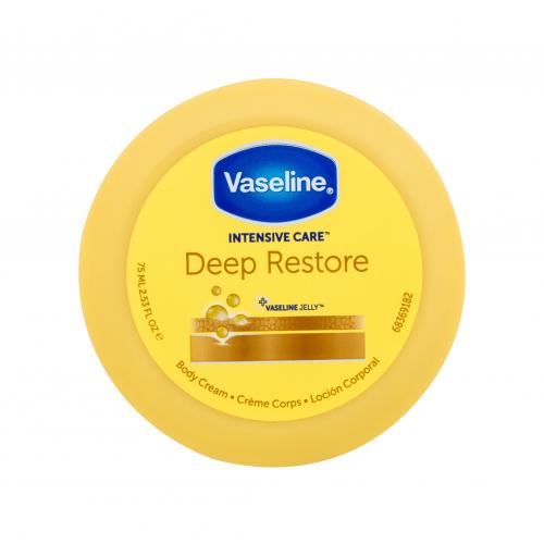 Vaseline Intensive Care Deep Restore 75 ml telový krém unisex na dehydratovanu pleť