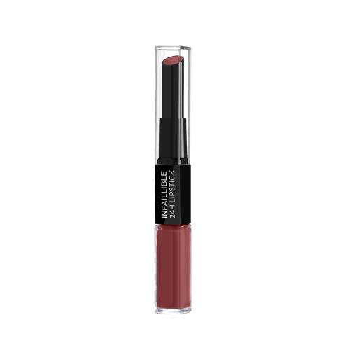 L'Oréal Paris Infaillible 24H Lipstick 5 ml rúž pre ženy 801 Toujours Toffee tekutý rúž