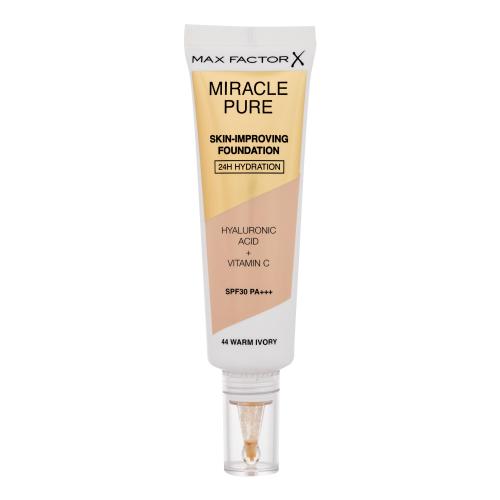 Max Factor Miracle Pure Skin-Improving Foundation SPF30 30 ml ošetrujúci hydratačný make-up pre ženy 44 Warm Ivory