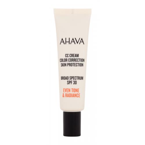 AHAVA CC Cream Color Correction CC krém pre zjednotenie farebného tónu pleti SPF 30 30 ml