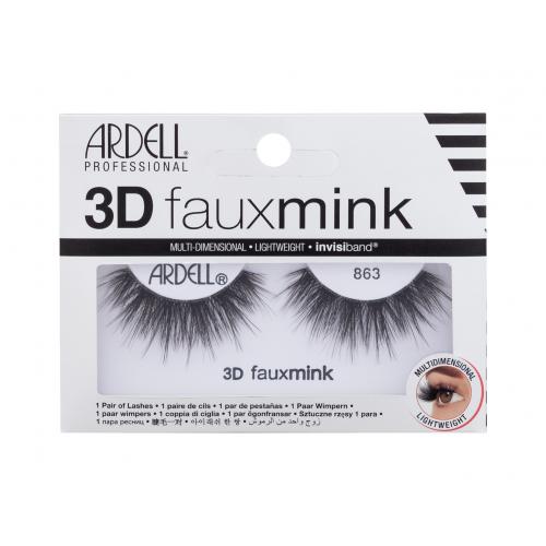 Ardell 3D Faux Mink 863 1 ks umelé mihalnice pre ženy Black