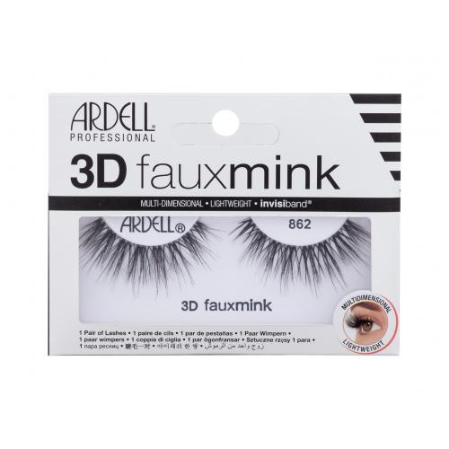 Ardell 3D Faux Mink 862 1 ks umelé mihalnice pre ženy Black