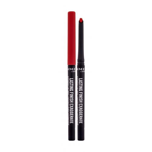 Rimmel Lasting Finish Exaggerate automatická ceruzka na pery odtieň 024 Red Diva 0,25 g