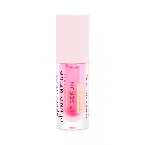 Makeup Revolution Rehab obnovujúce sérum pre objem pier odtieň Pink Glaze 4,6 ml