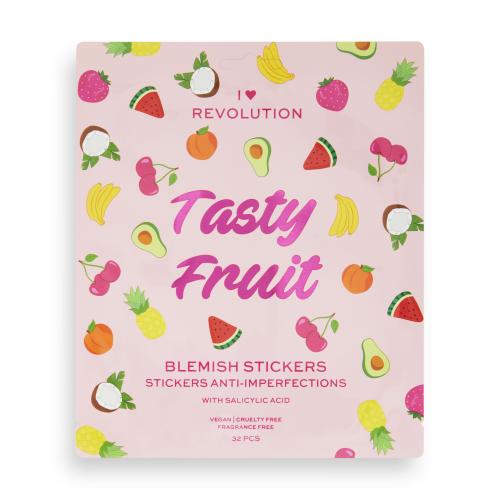 I Heart Revolution Tasty Fruit Blemish Stickers 32 ks lokálna starostlivosť pre ženy na problematickú pleť s akné