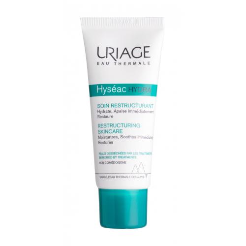 Uriage Hyséac Hydra Restructuring Skincare regeneračný a hydratačný krém pre pleť vysušenú a podráždenú liečbou akné 40 ml