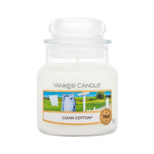 Yankee Candle Clean Cotton 104 g vonná sviečka unisex