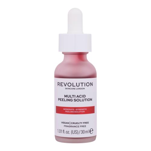 Revolution Skincare AHA + BHA Moderate Multi Acid Peeling Solution jemné pleťové sérum s peelingovým efektom 30 ml