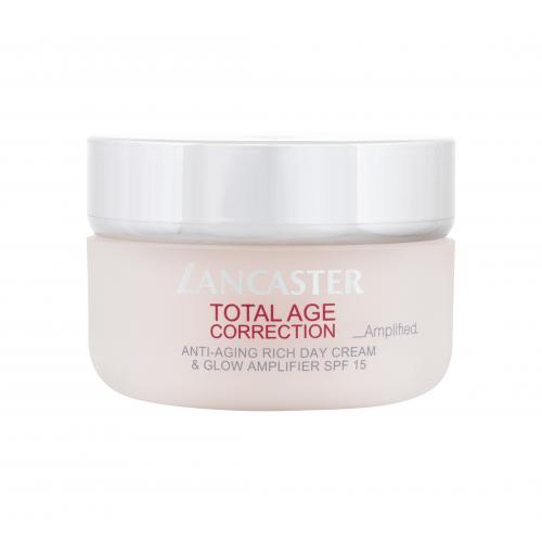 Lancaster Total Age Correction Anti-Aging Rich Day Cream SPF15 50 ml denný pleťový krém na zmiešanú pleť; výživa a regenerácia pleti