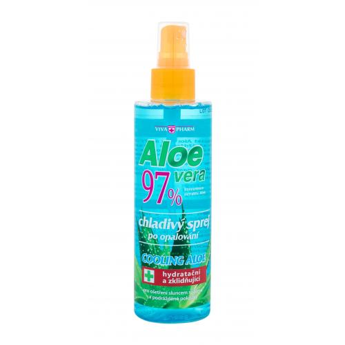 Vivaco VivaPharm Aloe Vera Cooling Spray 200 ml upokojujúci chladivý sprej po opaľovaní, holení a bodnutí hmyzom unisex