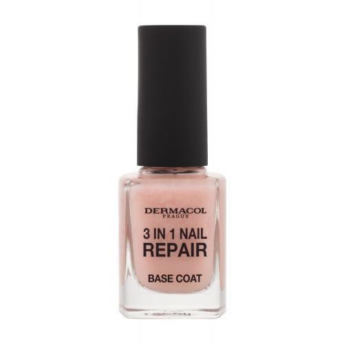 Dermacol Nail Care 3 in 1 reparačný lak na nechty 11 ml