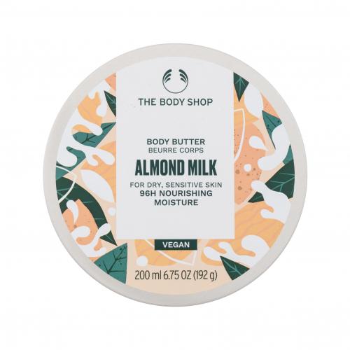 The Body Shop Almond Milk Body Butter výživné telové maslo pre suchú a citlivú pokožku 200 ml