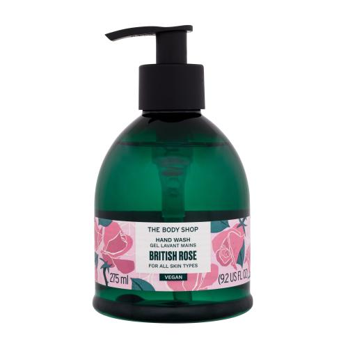The Body Shop British Rose Hand Wash 275 ml tekuté mydlo pre ženy