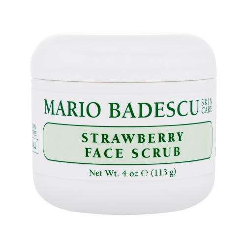 Mario Badescu Face Scrub Strawberry 113 g peeling pre ženy na veľmi suchú pleť; na rozjasnenie pleti
