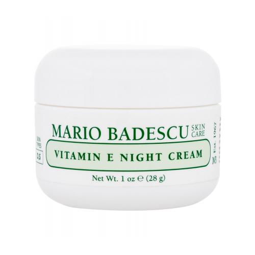 Mario Badescu Vitamin E Night Cream 28 g nočný pleťový krém na zmiešanú pleť; výživa a regenerácia pleti; na dehydratovanu pleť
