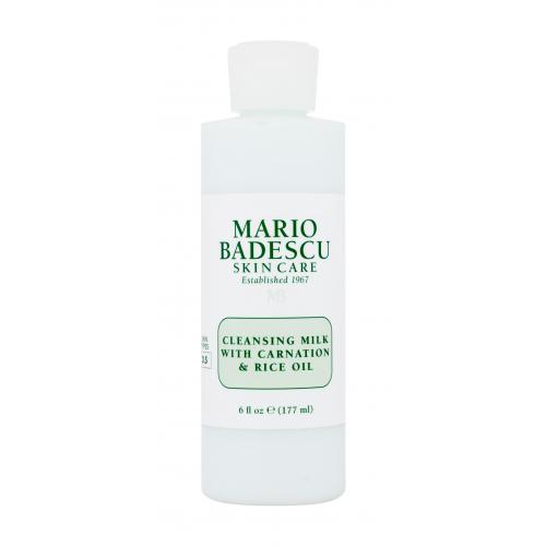 Mario Badescu Cleansers Cleansing Milk With Carnation & Rice Oil 177 ml čistiace mlieko na zmiešanú pleť; výživa a regenerácia pleti
