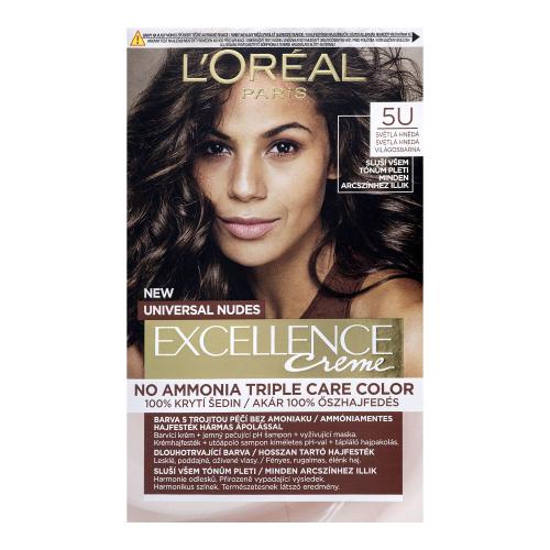 L’Oréal Paris Excellence Universal Nudes permanentná farba na vlasy odtieň 5U 1 ks