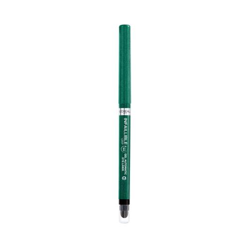 L'Oréal Paris Infaillible Grip 36H Gel Automatic Eye Liner 1,2 g ceruzka na oči pre ženy 008 Emerald Green