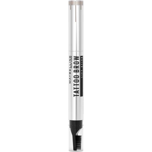 MAYBELLINE NEW YORK Tattoo Brow Lift Stick automatická ceruzka na obočie so štetčekom odtieň 02 Soft Brown 1 g