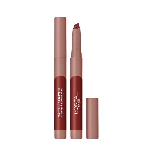 L'Oréal Paris Infaillible Matte Lip Crayon 1,3 g rúž pre ženy 112 Spice Of Life rúž v ceruzke