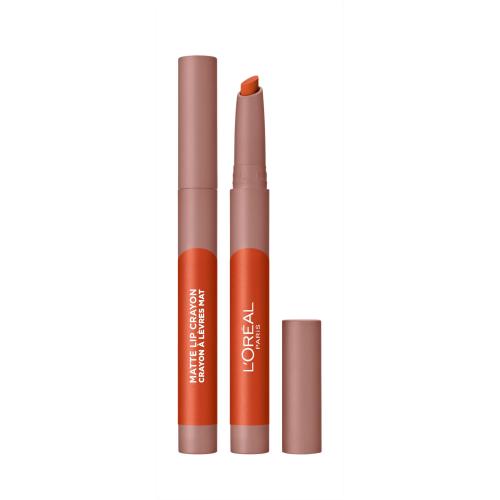 L'Oréal Paris Infaillible Matte Lip Crayon 1,3 g rúž pre ženy 106 Mon Cinnamon rúž v ceruzke