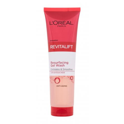 L'Oréal Paris Revitalift Resurfacing Gel Wash 150 ml čistiaci gél W na veľmi suchú pleť; spevnenie a lifting pleti; na problematickú pleť s akné