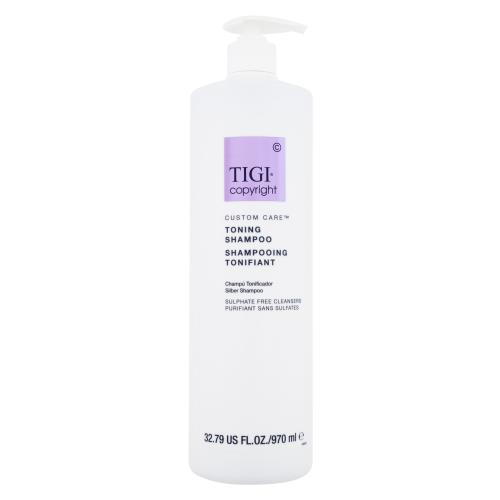 Tigi Copyright Custom Care Toning Shampoo 970 ml šampón pre ženy na blond vlasy; na suché vlasy