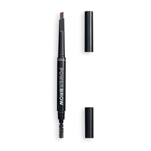 Revolution Relove Power Brow ceruzka na obočie s kefkou odtieň Brown 0,3 g