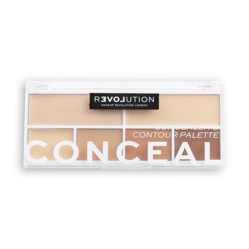 Revolution Relove Conceal Me paleta korektorov odtieň Light 2,8 g