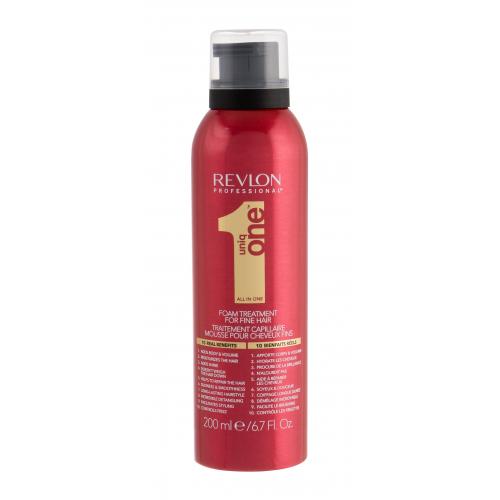 Revlon Professional Uniq One Foam Treatment 200 ml objem vlasov pre ženy poškodený flakón