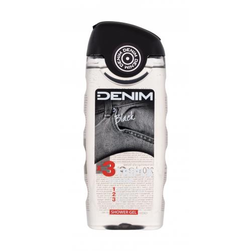 Denim Black Triple Detox 250 ml detoxikačný sprchovací gél pre mužov