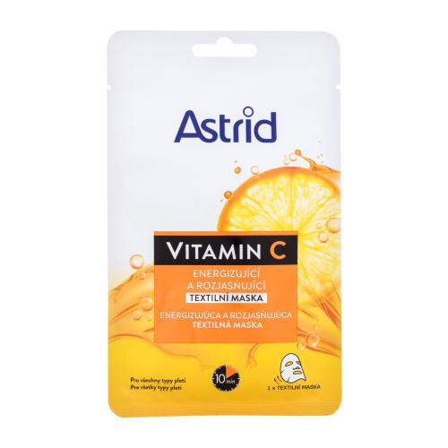 Astrid Vitamin C energizujúca pleťová maska s vitamínom C 20 ml