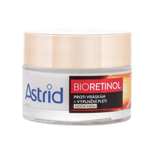 Astrid Bioretinol hydratačný nočný krém proti vráskam s retinolom 50 ml