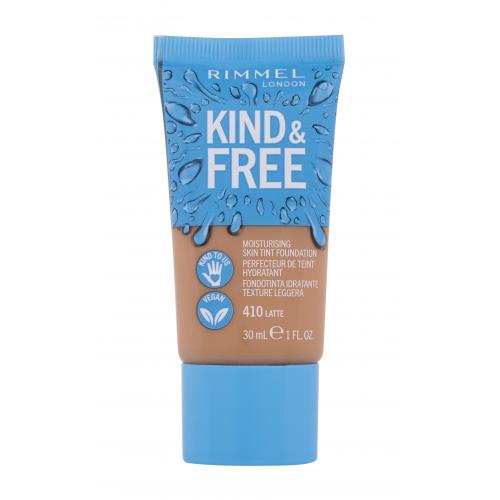 Rimmel Kind & Free ľahký hydratačný make-up odtieň 410 Latte 30 ml