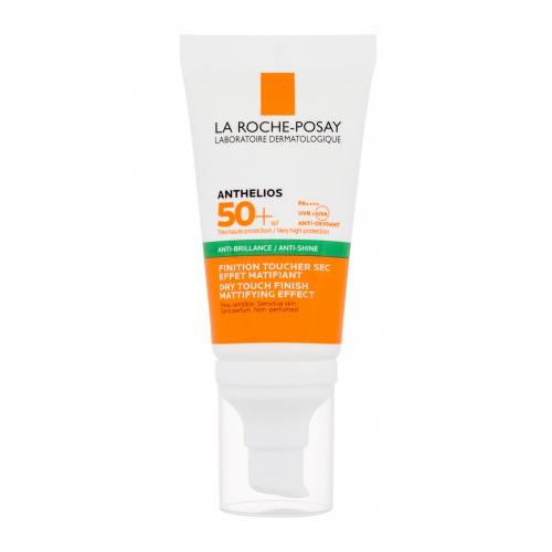 La Roche-Posay Anthelios Anti-Shine Non-Perfumed Dry Touch Gel-Cream SPF50 50 ml neparfumovaný zmatňujúci opaľovací krém na tvár pre ženy
