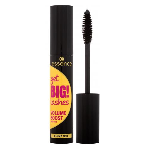 Essence Get BIG! Lashes Volume Boost 12 ml špirála pre ženy Black objemová riasenka