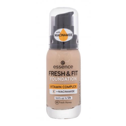 Essence Fresh & Fit tekutý make-up odtieň 30 Fresh Honey 30 ml