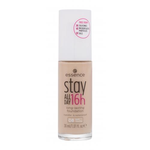 Essence Stay All Day 16h 30 ml make-up pre ženy 08 Soft Vanilla na veľmi suchú pleť
