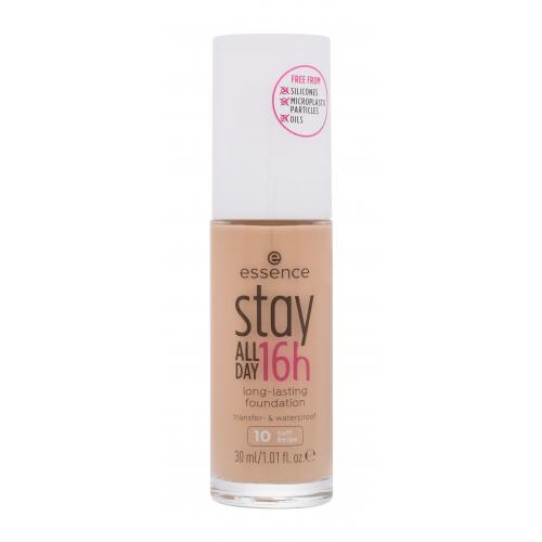 essence Stay ALL DAY 16h vodeodolný make-up odtieň 10 Soft Beige 30 ml
