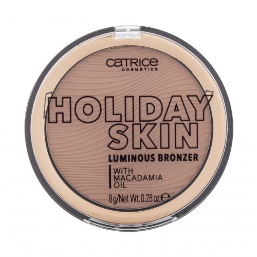 Catrice Holiday Skin Luminous Bronzer 8 g vodoodolný bronzujúci púder pre ženy 010 Summer In The City