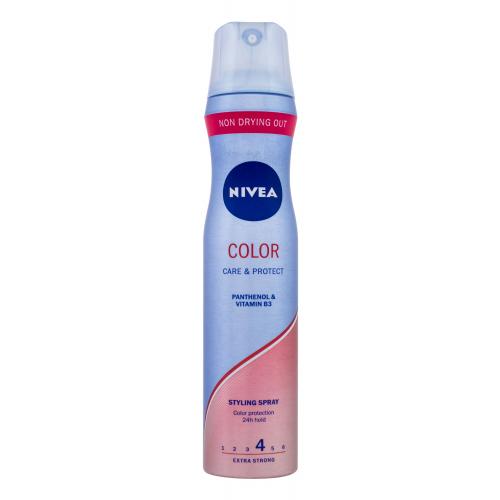 Nivea Color Care & Protect 250 ml lak na vlasy na ochranu farby pre ženy