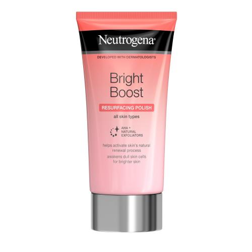 Neutrogena Bright Boost Resurfacing Polish 75 ml peeling unisex na veľmi suchú pleť; na rozjasnenie pleti; na unavenú pleť